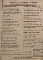 B Street 104 Pub menu