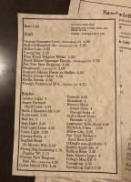 B Street 104 Pub menu