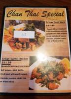 Chan Thai menu