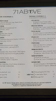 71above menu