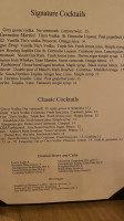 Gardner's menu