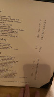 Gardner's menu