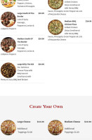 Pizza Gallery menu