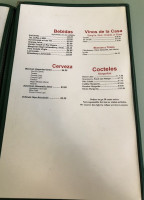 El Rinconcito Mexican menu