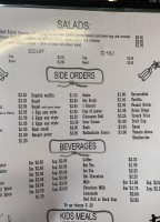 Cowboys Cafe menu