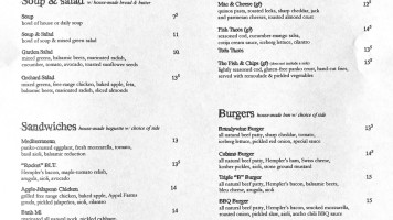 Brandywine Kitchen menu