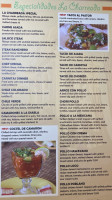 La Charreada Mexican menu