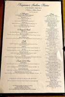 Trupiano's Itialian Bistro menu