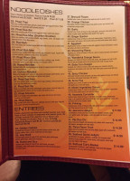 Jasmine Thai menu