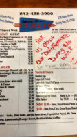 Main Street Diner menu