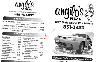 Angilo's Pizza outside