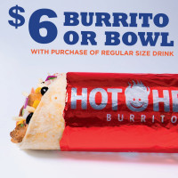 Hot Head Burritos food