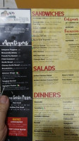 Reno's Pizzeria menu