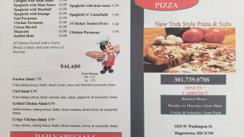 Dino's Pizza menu