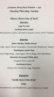 Dockside Bistro & Wine Bar menu