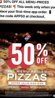 Domino's Pizza food