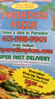 Paradise Pizza food