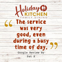 Holiday Kitchen menu