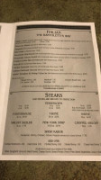 Bartolettis Restaurant menu