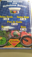 Super Taqueria menu