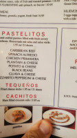 Pastelitos Café food