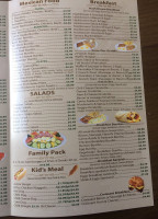 Savory Burger menu