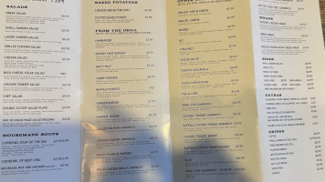 Freddy's Cafe   menu