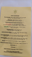 The Lemon Tree menu