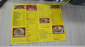 Picante's Authentic Mexican Fd menu