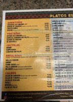 Los Garcia's menu