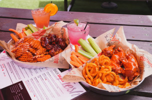 The Shack Wings Brews food