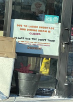 Dunkin' outside