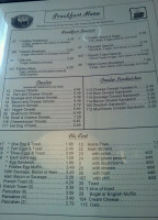 Fiddle's menu