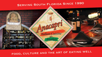 Anacapri Italian Restaurant, Market And Wine Bar food