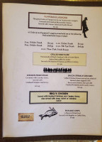 Jd Slinger's Steaks Burgers menu