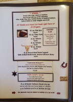 Jd Slinger's Steaks Burgers menu