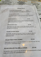 Alexandra's Cuban menu