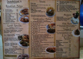 Guadalupe's Mexican Grill menu