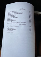 Hibachi Jr. Express menu