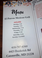 El Patron Mexican Grill food