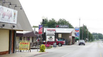 Alamo Pecan Coffee Co outside