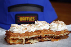 Corbet's Cabin Top Of The World Waffles food