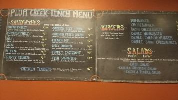 Plum Creek menu