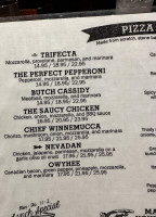 Winnemucca Pizzaria menu