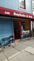 Bay Subs Deli inside