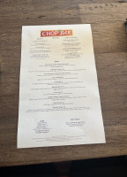 Chop menu