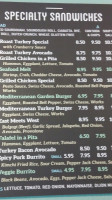 Waterfront Deli menu