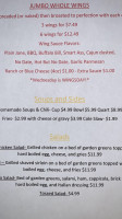 Jimmy G's Grill menu