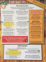 Jimmy G's Grill menu