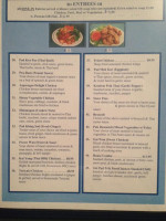 Thai Cafe menu